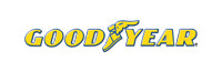 Goodyear logo with winged foot symbol.