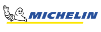 Michelin logo with waving character.
