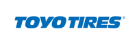 Toyo Tires logo on black background.